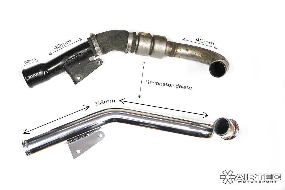 AIRTEC Motorsport Hot Side Lower Boost Pipe for Fiesta ST 180 - Image 3